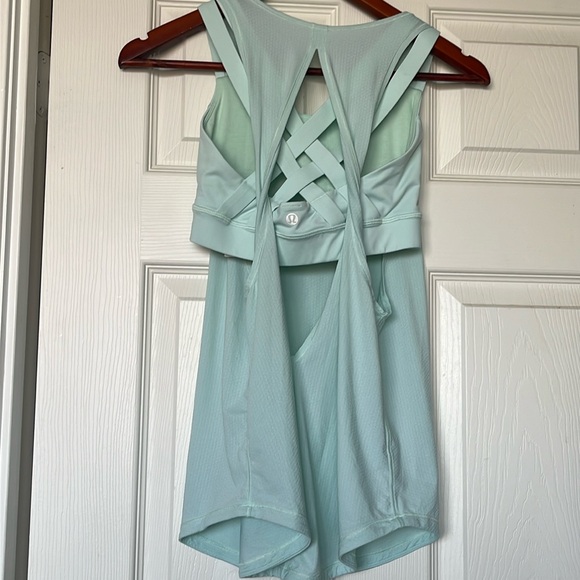 lululemon athletica Tops - LULULEMON | 2 in 1 Criss Cross Tank Sz US 4